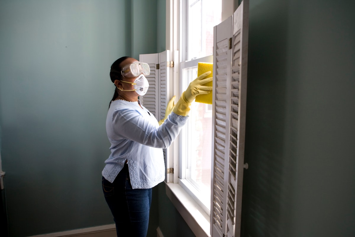 Expert handyman at work